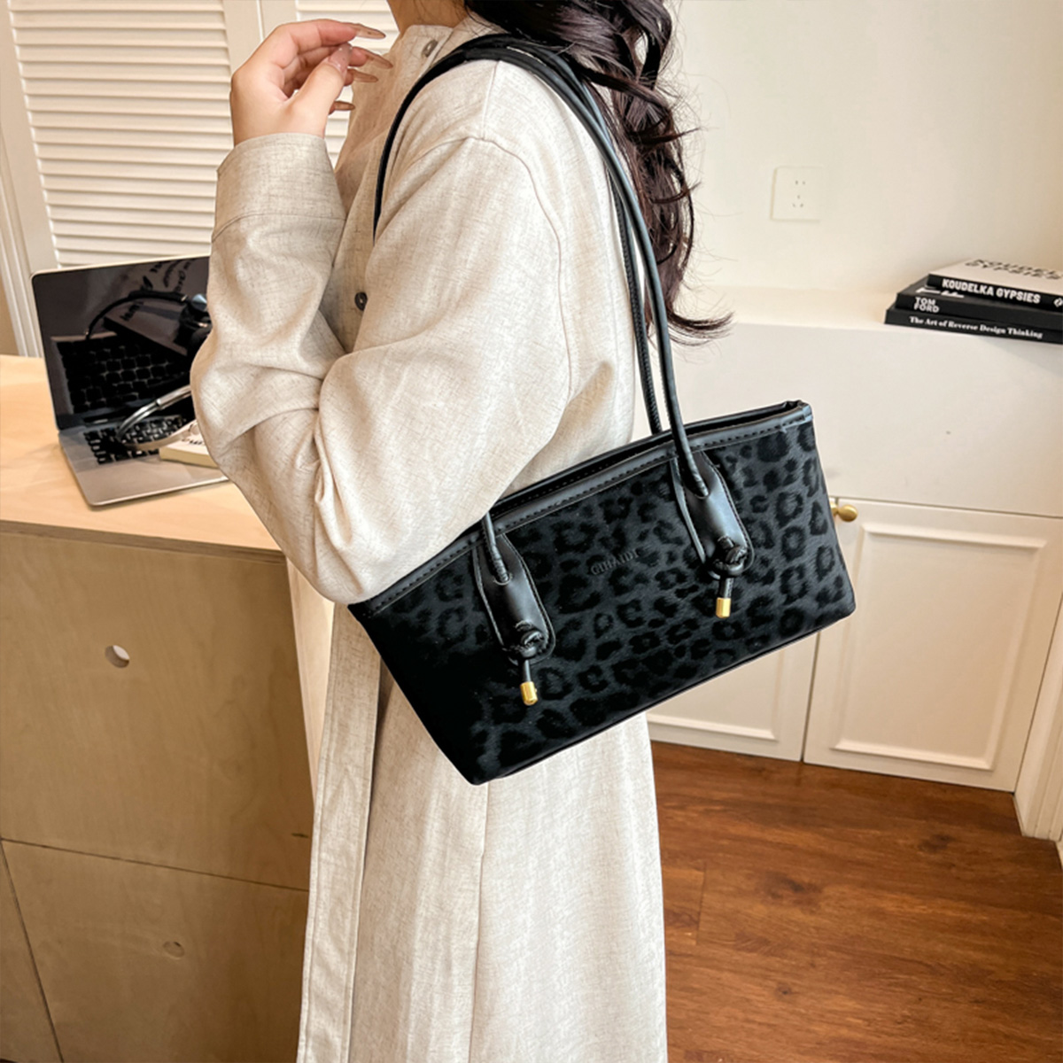 Printing Qc - Leopard Print PU Fashion Shoulder Bag