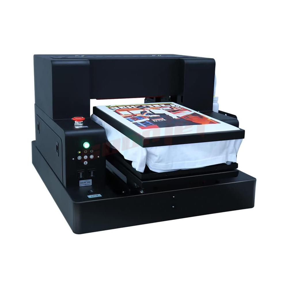 DTG Tshirt  flatbed Printer A4 - Commercial Shirt Printing Machine review and price