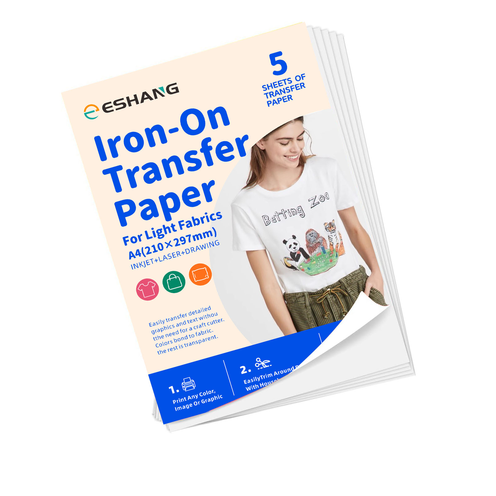 5 Sheets A4 Heat Transfer Pape - Printable Heat Transfer Vinyl review and price