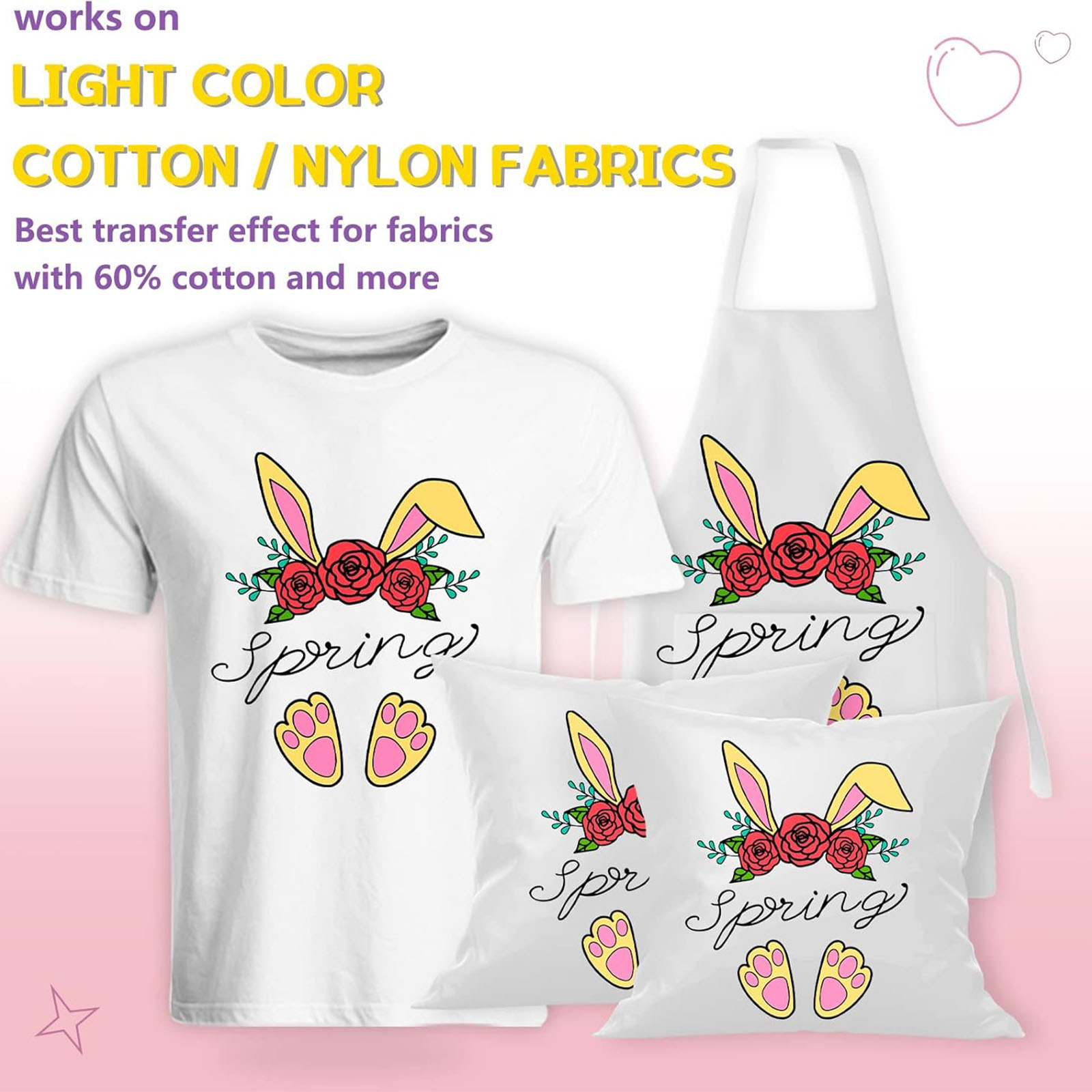 5 Sheets A4 Heat Transfer Pape - Printable Heat Transfer Vinyl review and price