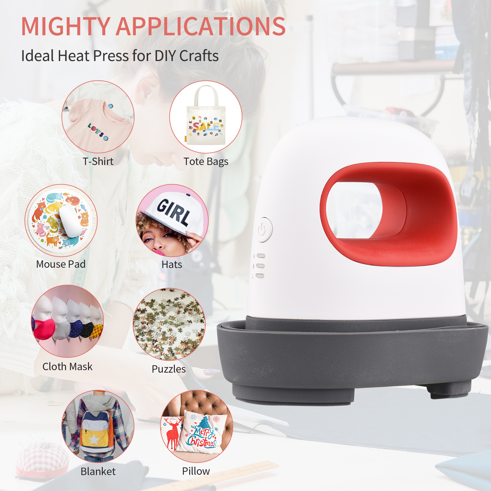 Portable 220V Mini Heat Press  - Commercial Printing Press review and price