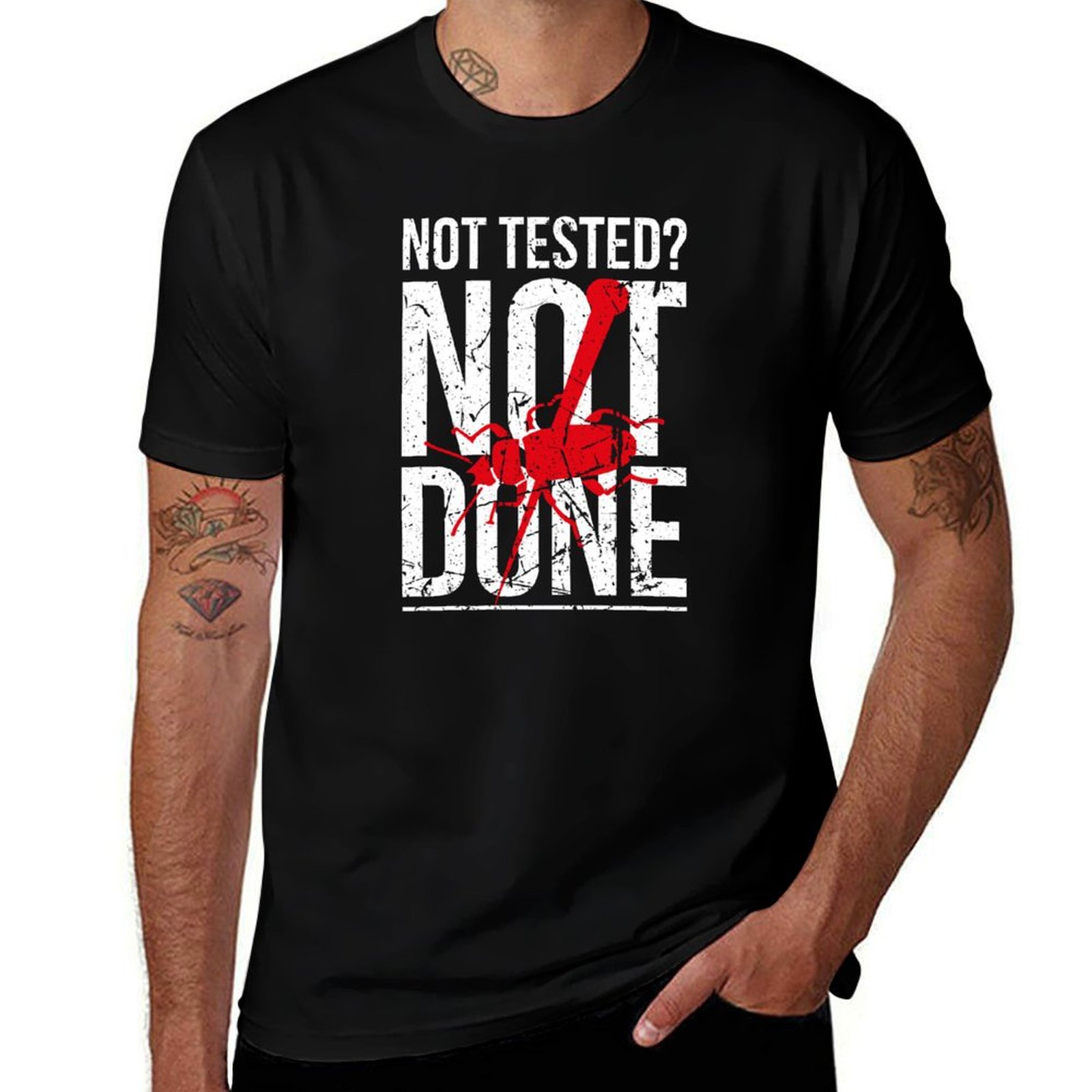 Not Tested? Not Done QA Tester - Printing Qc review and price