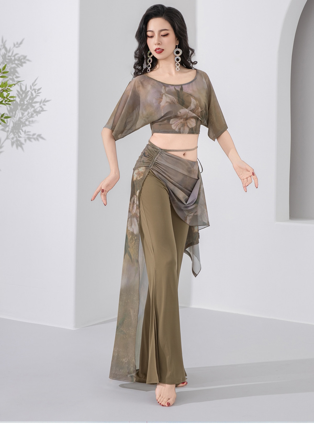 Belly dance performance costum - Printing Qc review and price