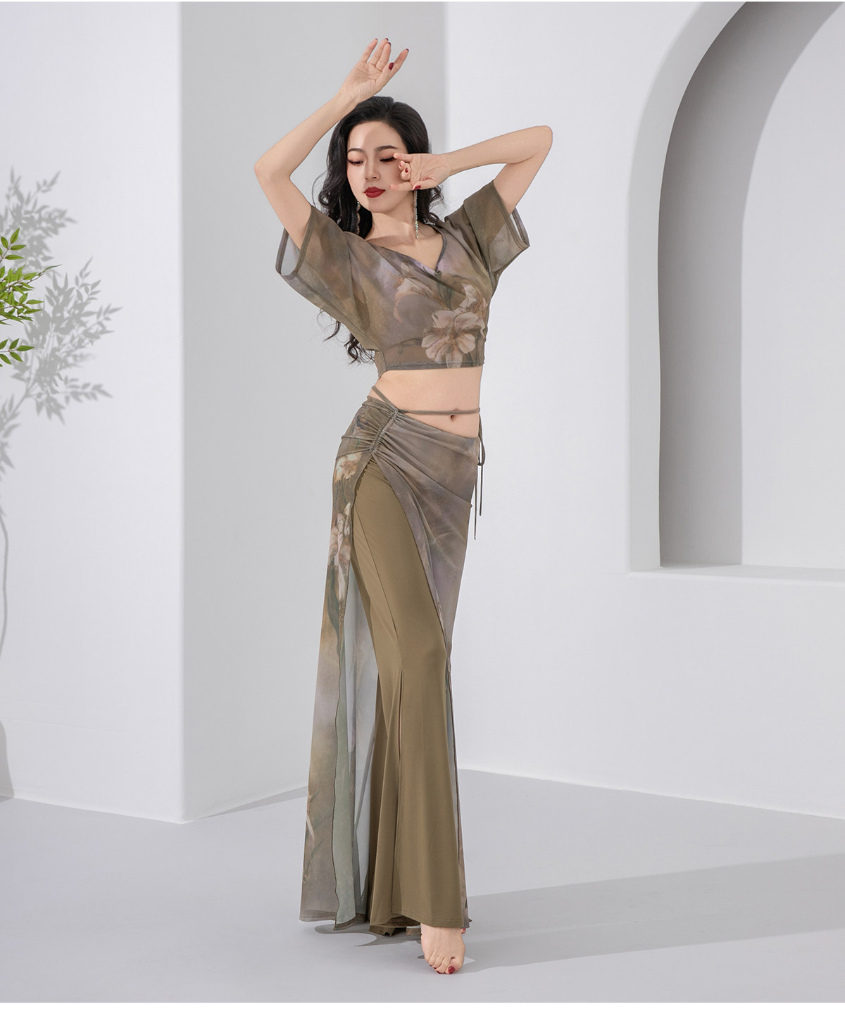 Belly dance performance costum - Printing Qc review and price