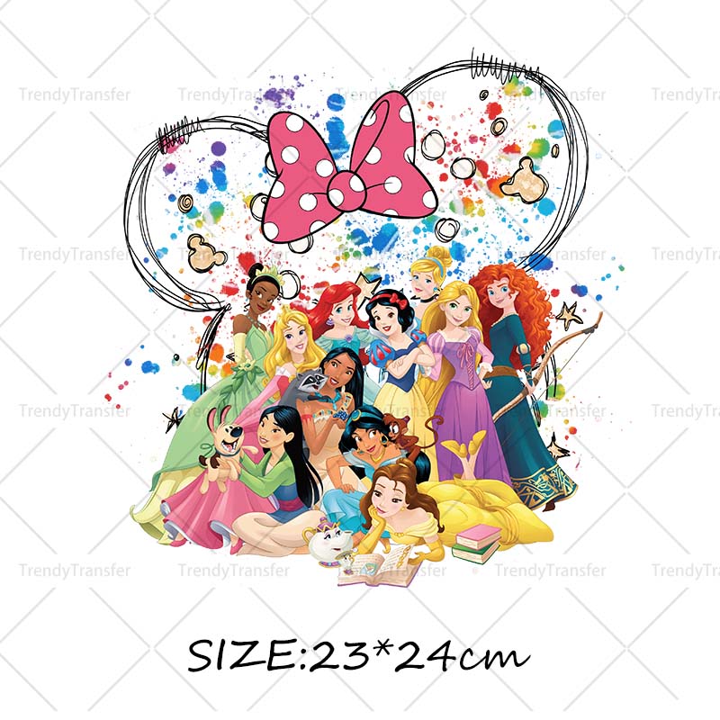 Watercolor Mouse Ear Princess  - Printable Heat Transfer Vinyl review and price