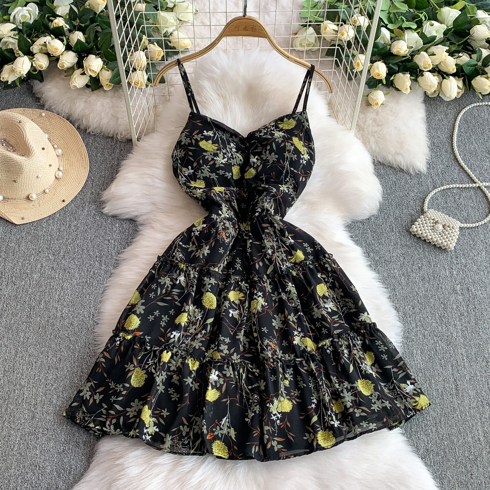 Women's Slip Dress Summer Fren - Printing Qc review and price