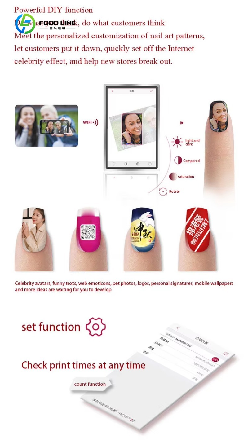 Customized All-in-One 3D Digit - Commercial Nail Printing Machine review and price