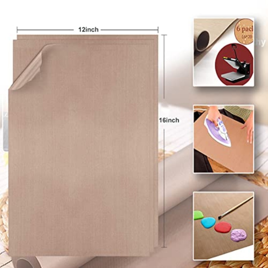 5 Pack Teflon Sheets for Bakin - Heat Press Teflon Sheet review and price