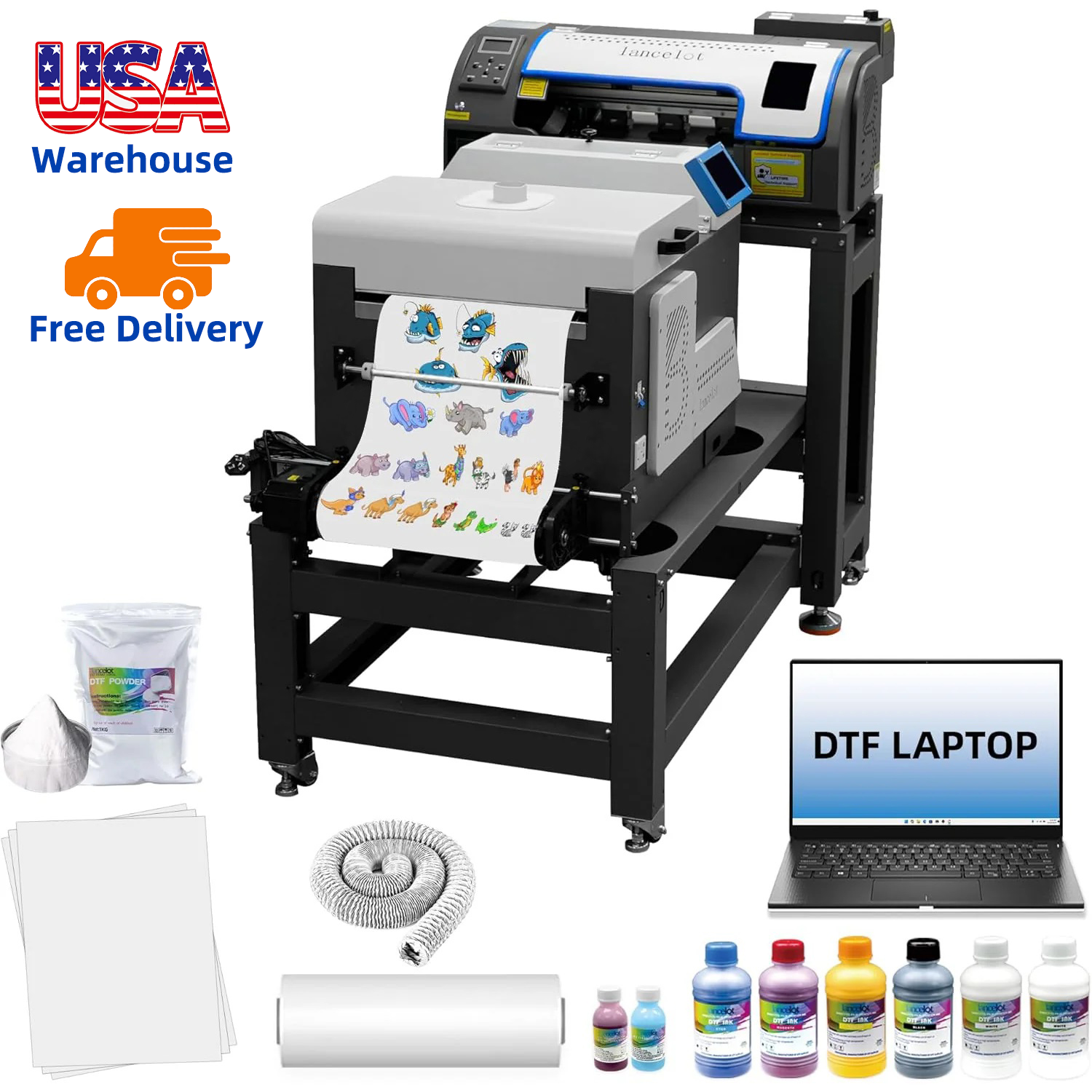 Lancelot A3 M1630 Pro DTF Prin - Commercial Dtf Printing review and price