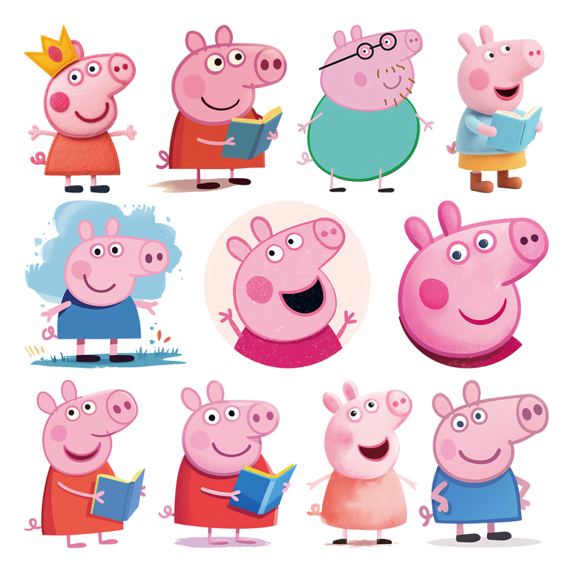 Peppa Pig George Clothing stic - Printable Heat Transfer Vinyl review and price