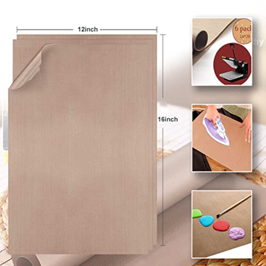 5 Pack Teflon Sheets for Bakin - Heat Press Teflon Sheet review and price