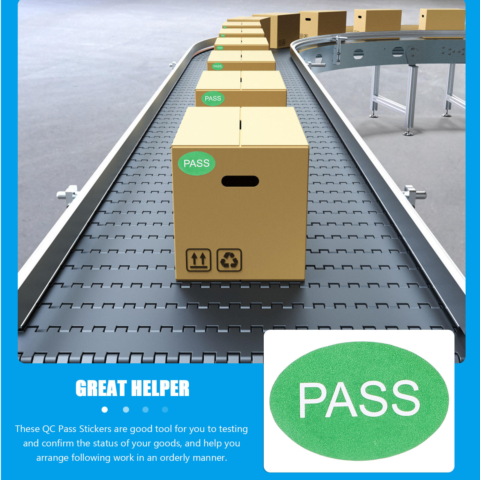 2000Pcs Qc Passed Labels Stick - Printing Qc review and price