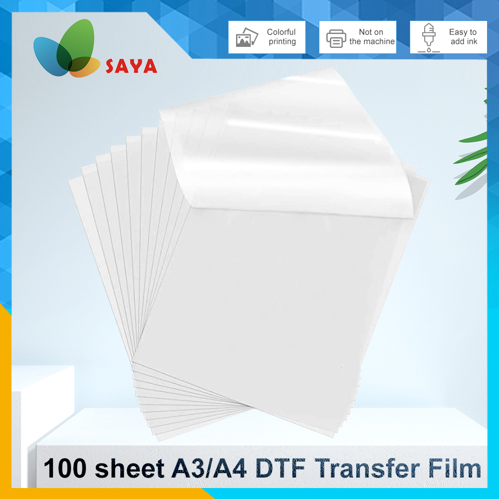 50/100 pcs DTF Film A3/A4 Doub - Printable Heat Transfer Vinyl review and price