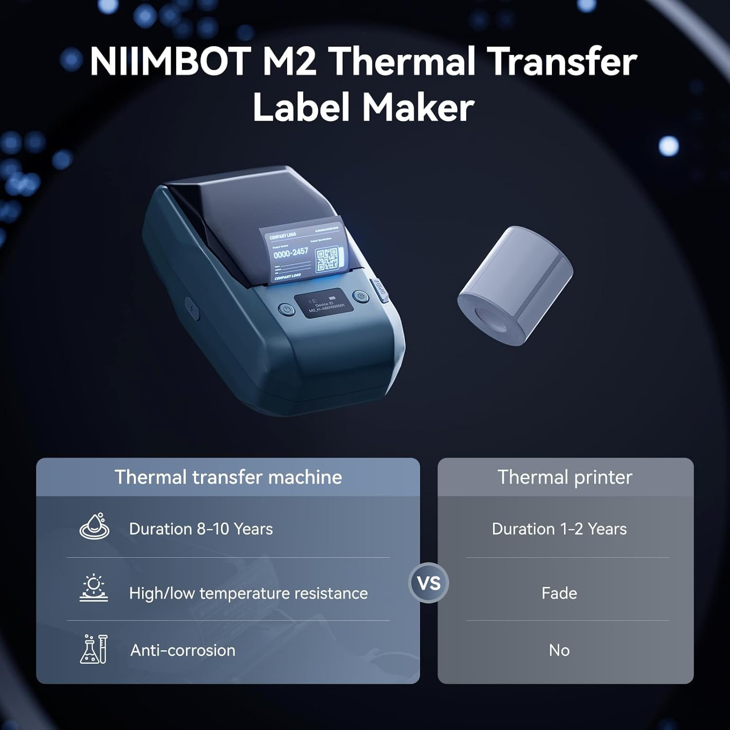 300dpi M2 Niimbot Portable The - Commercial Printing Labels review and price