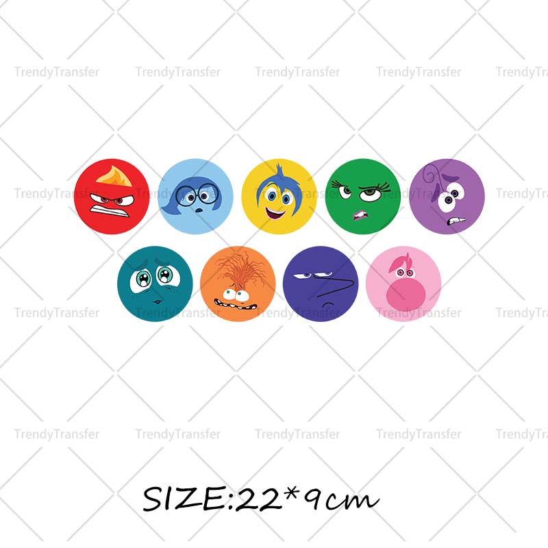 Inside Out Iron on Decals for  - Printable Heat Transfer Vinyl review and price