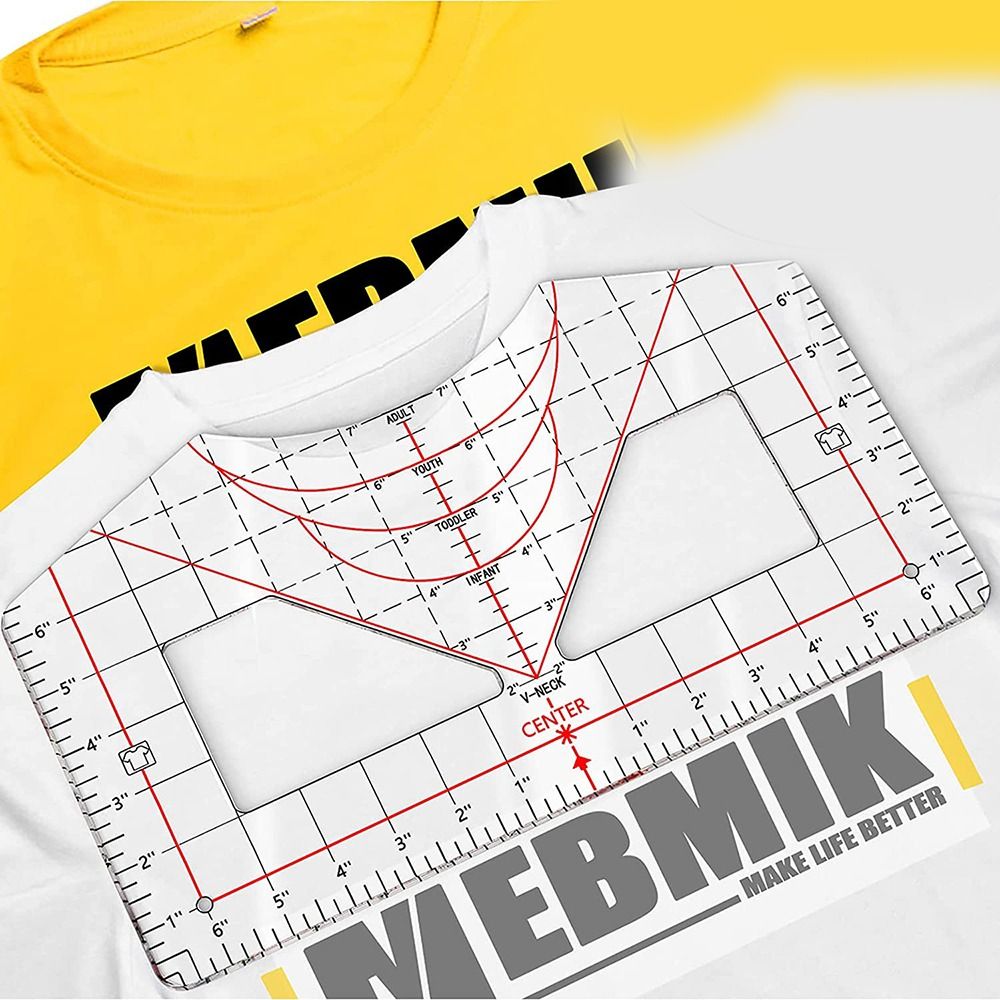 Tshirt Ruler Guide for Vinyl A - Commercial Printing Press review and price