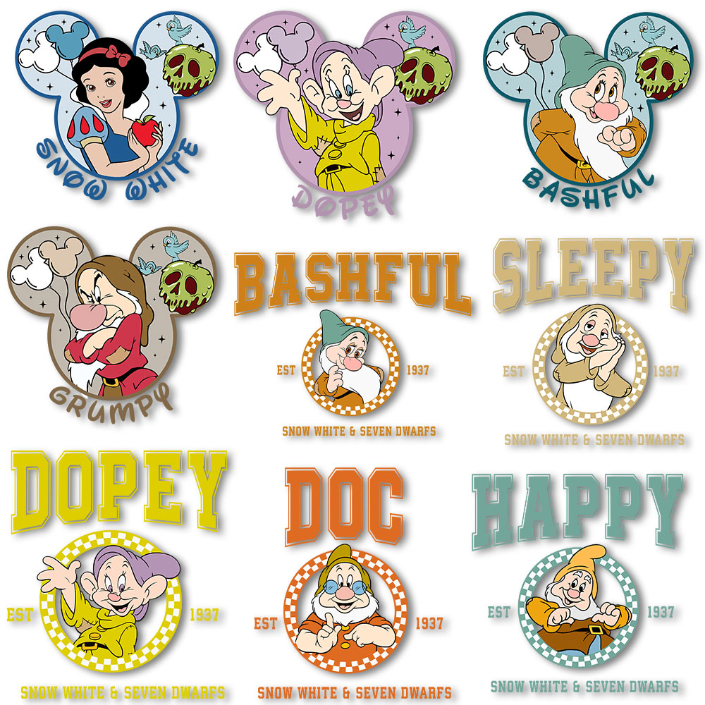 Snow White and the Seven Dwarf - Printable Heat Transfer Vinyl review and price